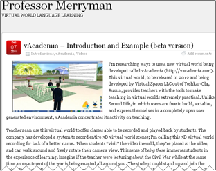 vAcademia - Introduction and Example